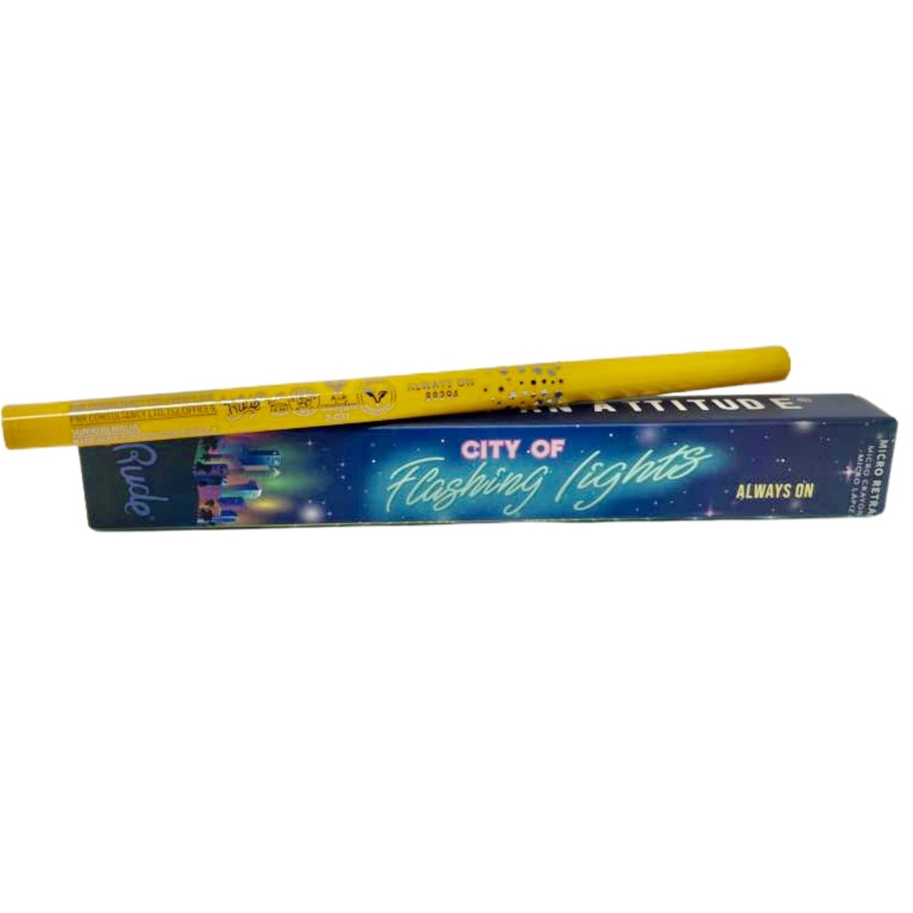 NEW Rude Cosmetics 6 Piece Set Of City Of Flashing Lights Neon Eyeliner - Picture 4 of 8